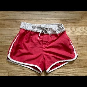 Patagonia girls size 8 pink swim shorts
